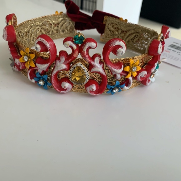 Dolce Gabbana Runway  Tiara with Crystals main image 7